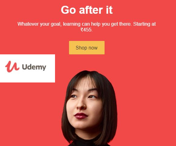 learn in udemy just ₹455